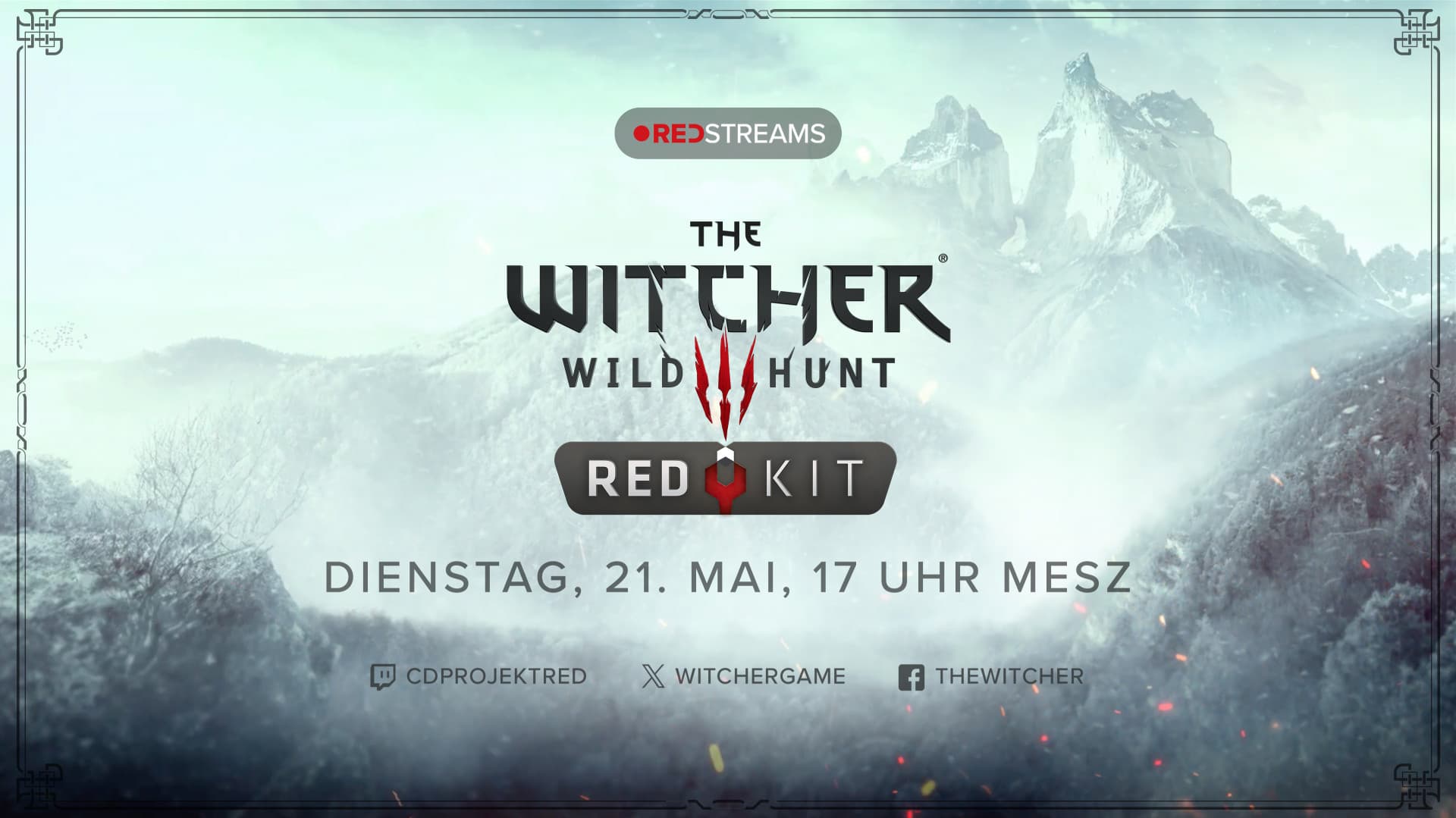 Zückt die Kalender für The Witcher 3 REDkit REDstreams!