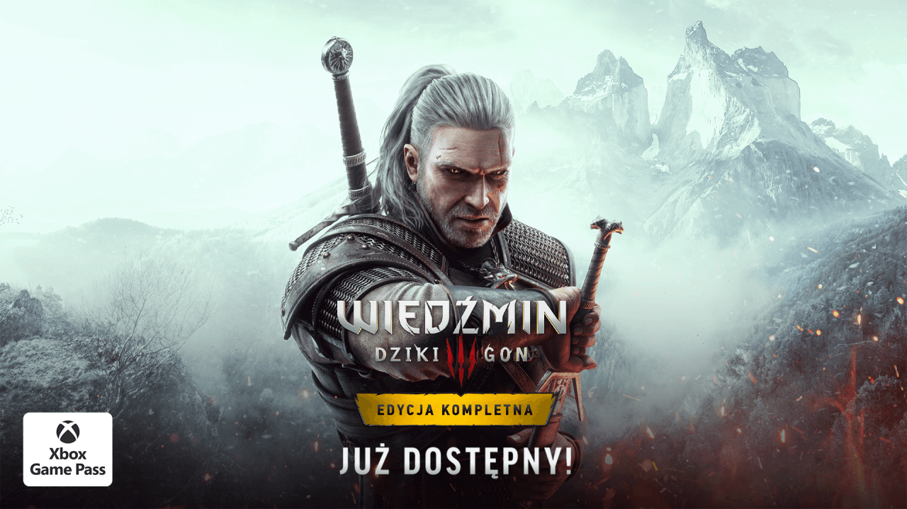 Gra Wiedźmin 3: Dziki Gon – Edycja Kompletna jest już dostępna na Xbox Game Pass!