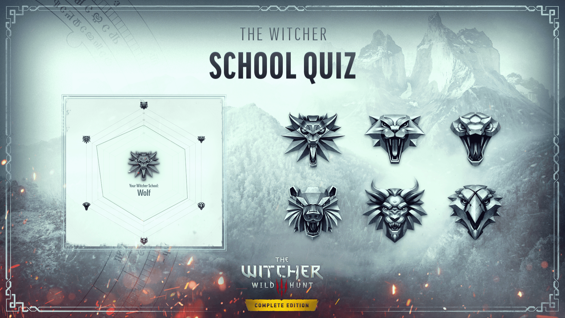 The Witcher School Quiz